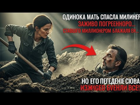 Видео: «Мать-одиночка спасла миллионера, похороненного заживо… Но его последние слова изменили всё!»