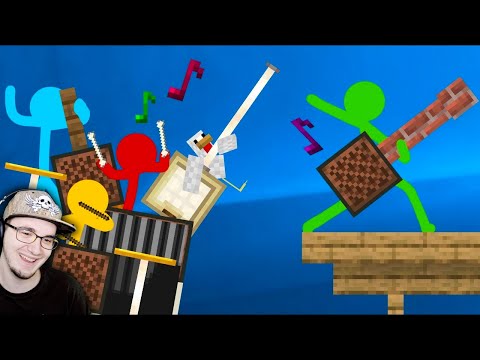 Видео: Animation vs. Minecraft ► Битва Нотных Блоков Short Ep 16 (Анимация против Майнкрафта) | Реакция