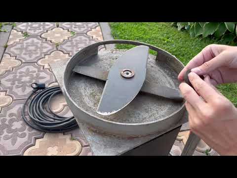 Видео: Самодельный измельчитель веток для дачи. Улучшенный вариант. Как работает. DIY