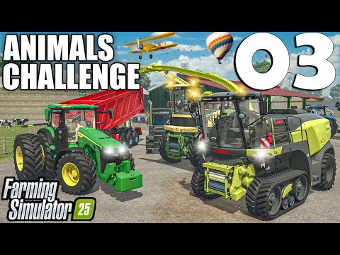 Видео: Заготовка силоса для 800 коров с помощью CLAAS JAGUAR | ANIMALS Challenge | Farming Simulator 25