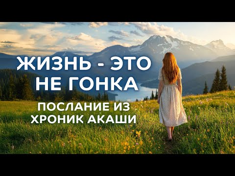 Видео: Жизнь - это не гонка. Послание из Хроник Акаши