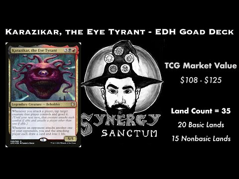 Видео: Каразикар, Тиран Глаза — EDH Goad Creatures Deck Tech