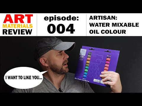 Видео: ОБЗОР ХУДОЖЕСТВЕННЫХ МАТЕРИАЛОВ: Масляная краска, смешиваемая с водой