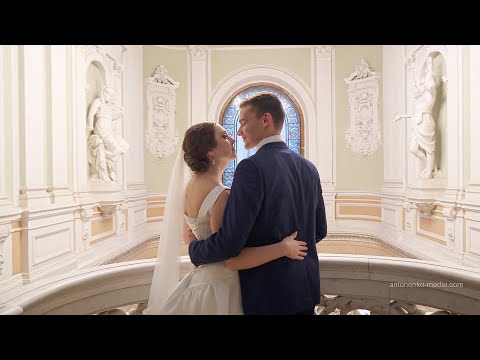 Видео: Регистрация во Дворце бракосочетания №1. Съемка видео в ЗАГСе Санкт-Петербурга