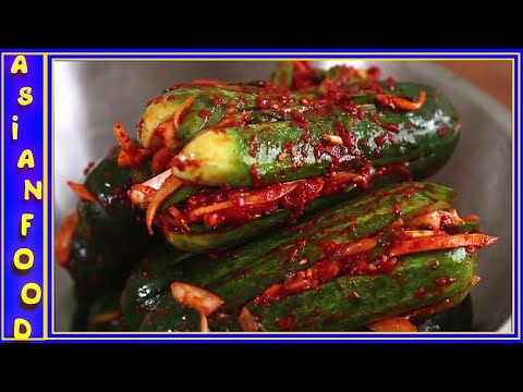 Видео: Кимчи из огурцов, огурцы по-корейски, от Asian Food, Быстро, просто, вкусно!