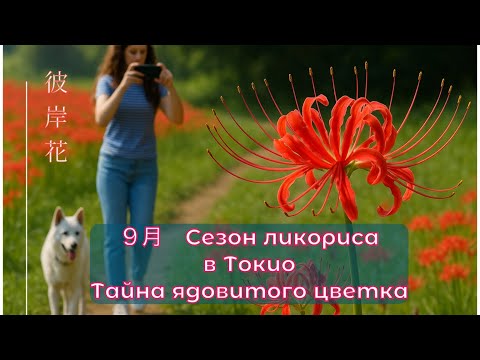 Видео: Страшный и прекрасный цветок: паучья лилия Хиганбана. Прогулка по парку алых цветов. 