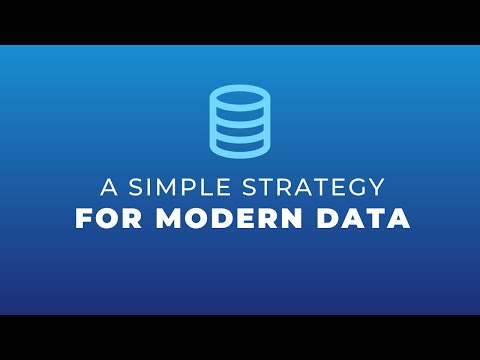 Видео: Архитектура данных 101: Современное хранилище данных