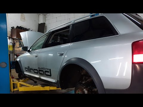 Видео: Audi allroad c5 2.7. Стук в Рулевой Рейки!