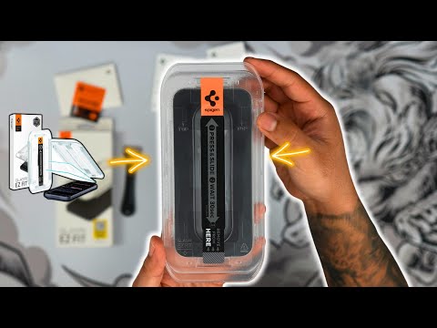 Видео: Защитная пленка SPIGEN Glas.tR EZ FIT для iPhone 17 Pro: как установить