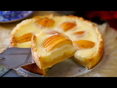 Видео: ЯБЛОЧНЫЙ ПИРОГ со сливками