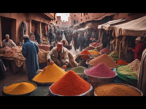 Видео: Марракеш - самый безумный город Марокко !!! Сумасшедший базар !!!!