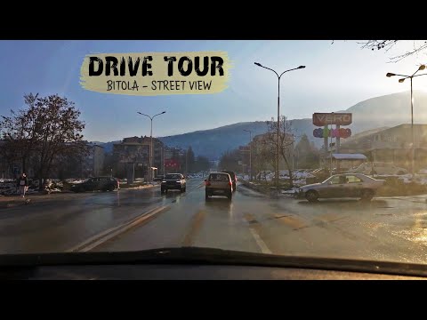 Видео: DRIVE TOUR street view around BITOLA, Macedonia (2025) 【POV】🚗 Возење низ Битола, Македонија 🇲🇰