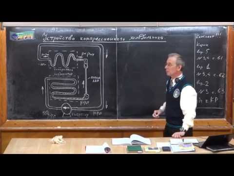 Видео: Урок 185. Устройство компрессионного холодильника