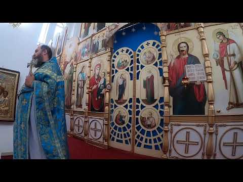 Видео: Дорогие Братия и Сестры! Божественная служба в храме Святой Троицы