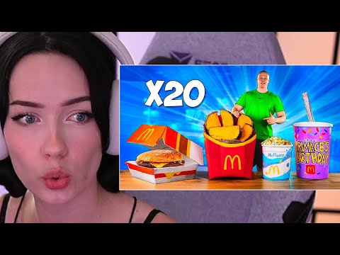 Видео: Реакция на УВЕЛИЧИЛИ МЕНЮ McDonald’s в 20 раз / Картофель По-Деревенски / Роял Чизбургер / МакФлури
