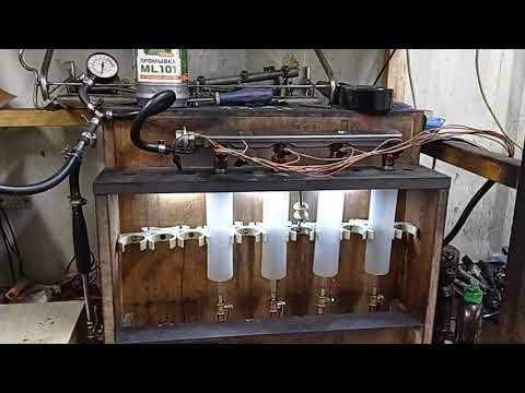 Видео: самодельный стенд для проверки и чистки Бензиновых форсунок.