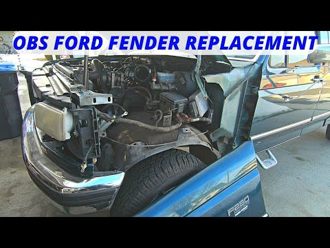 Видео: Замена крыла Ford OBS