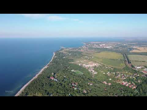 Видео: 4k drone Светлогорск Балтийское побережье. Kaliningrad. Russia.