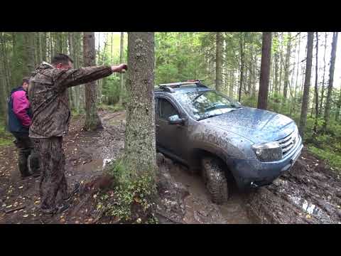Видео: Дастеры и Паджеро на пути к непреодолимому болоту! Duster and Pajero are on their way to the swamp!