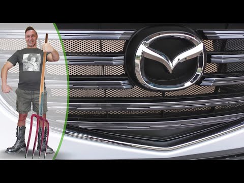 Видео: УСТАНОВКА СЕТКИ в РЕШЕТКУ РАДИАТОРА Mazda CX-5 часть 1 - Подготовка