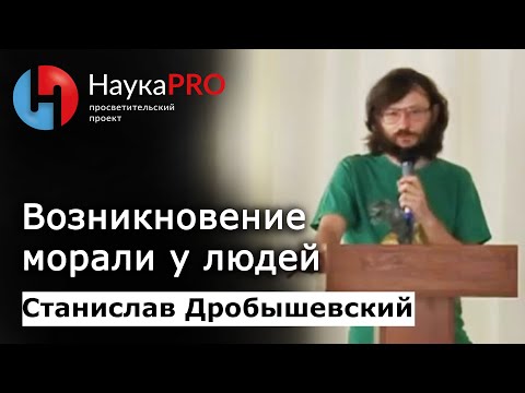 Видео: Возникновение морали у людей – антрополог Станислав Дробышевский | Научпоп
