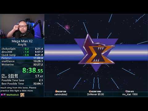 Видео: Mega Man X2 Speedrun за 32:25 (бывший мировой рекорд)