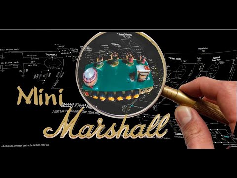 Видео: Минимаршалл.  Ламповый усилитель один ватт.