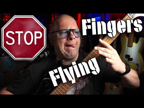 Видео: Как перестать летать пальцами на бас-гитаре