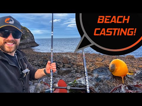 Видео: Заброс удочки на скалистом берегу | Морская рыбалка в Северном Уэльсе