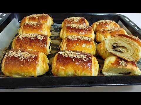 Видео: Вы больше не купите CROISSANTs! Вкусный и маленький жир!