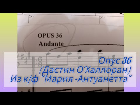 Видео: Опус 36,Dustin O'Halloran,из к/ф."Мария -Антуанетта"