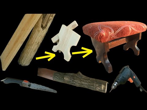 Видео: Делаю стульчик. (Метод без инструмента)