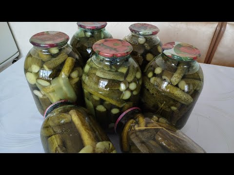 Видео: ПРОСТО ЗАЛИВАЮ КИПЯТКОМ ЗАКРЫВАЮ ПО 50 БАНОК I JUST BOIL IT AND COVER IT WITH 50 JARRIES