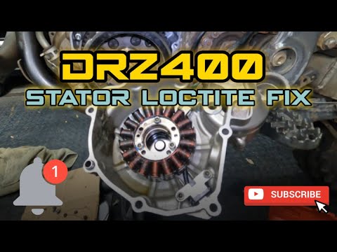 Видео: Статор DRZ400 "Loctite" Fix EP-6 |#drz400 #drz400sm #suzukidrz400 #drz400s #suzuki DRZ 400