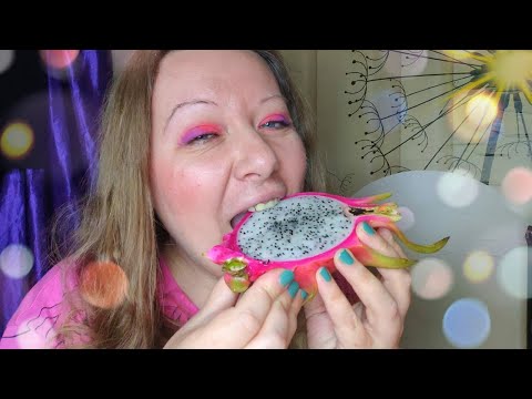 Видео: Асмр😴ИТИНГ ЭКЗОТИЧЕСКОГО ФРУКТА🍑 Близкий шепот, Мурашки, Релакс | Asmr Eating