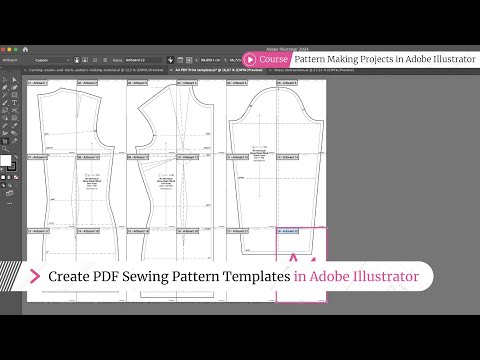 Видео: Создайте индивидуальные шаблоны печати PDF-файлов для вашей швейной компании