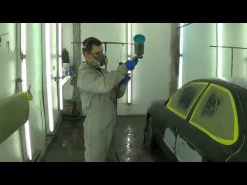 Видео: Покраска черного Авто Флейками (блестками)