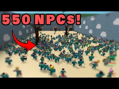 Видео: Я СЫГРАЛ В ИГРУ В КАЛЬМАРА С 550 NPC! #roblox #роблокс #robloxedit #squidgame2 #brainrot #games