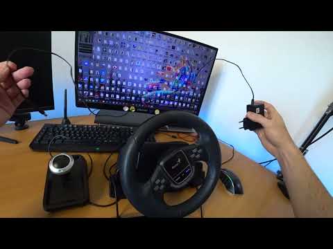 Видео: Тестирую разные блоки питания на игровом руле Genius 900ff.
