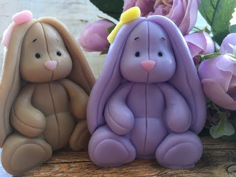 Видео: Мыловарение•Длинноухий зайка 3D с бантиком•Soap