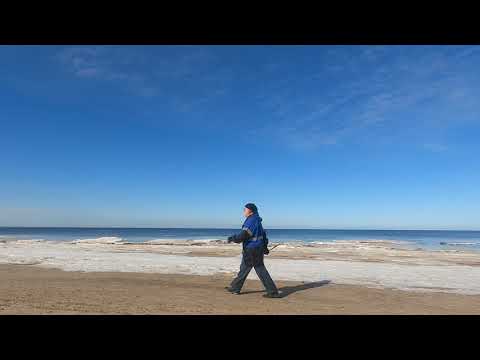 Видео: Северодвинск White sea beach. Пляж Белого моря. 4K. Ягры.