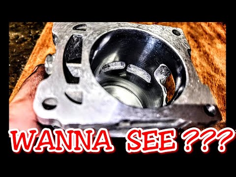 Видео: Показываю портированный и обработанный цилиндр/поршень MS500i 😳 объясняю, почему я делаю это имен...