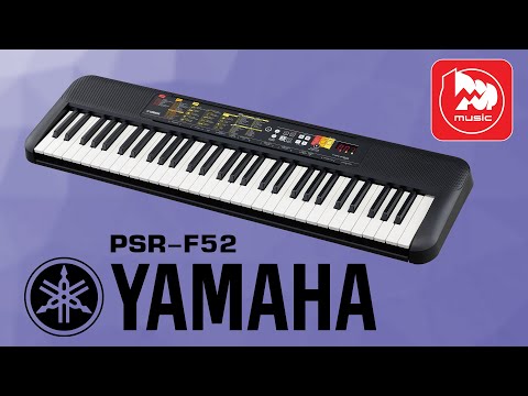 Видео: Домашний синтезатор для начинающих Yamaha PSR-F52