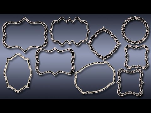 Видео: Урок 1. Нестандартные рамки (для новичков) - Lesson 1. Custom fr