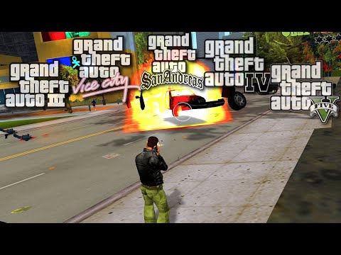 Видео: ВСЕ ПЯТЬ GTA ПОДРЯД - НИ ОДНОГО ПРОВАЛА МИССИИ И СМEPTИ (№6)
