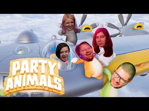 Видео: Блогерный кооп с ЛАНДАУ и Студия озвучки "ShtigliShti" - Party Animals [ Стрим от 19 марта 2024 г.]