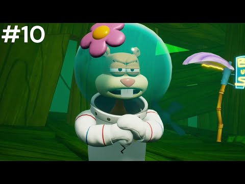 Видео: ГУЛЯЮ ПО КРЫШАМ С СЭНДИ ЧИКС || SpongeBob BFBB №10