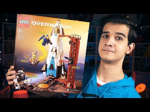 Видео: LEGO OVERWATCH - Жнец, Уинстон и Фарра (75975)