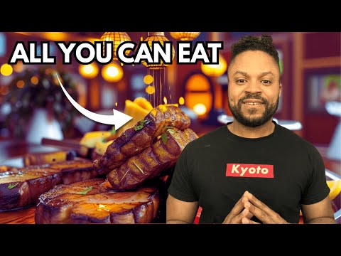 Видео: Я посетил бразильский стейк-хаус на побережье Тихого океана — бесчисленное множество мяса!