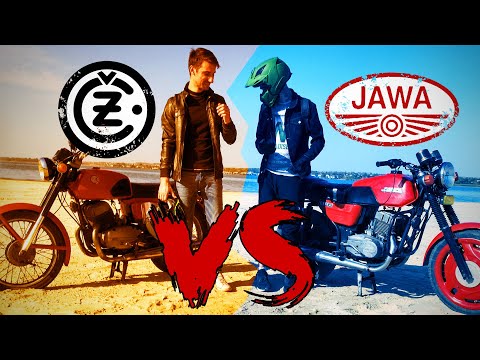 Видео: Чезет 350 vs Ява 638 - Гонка!